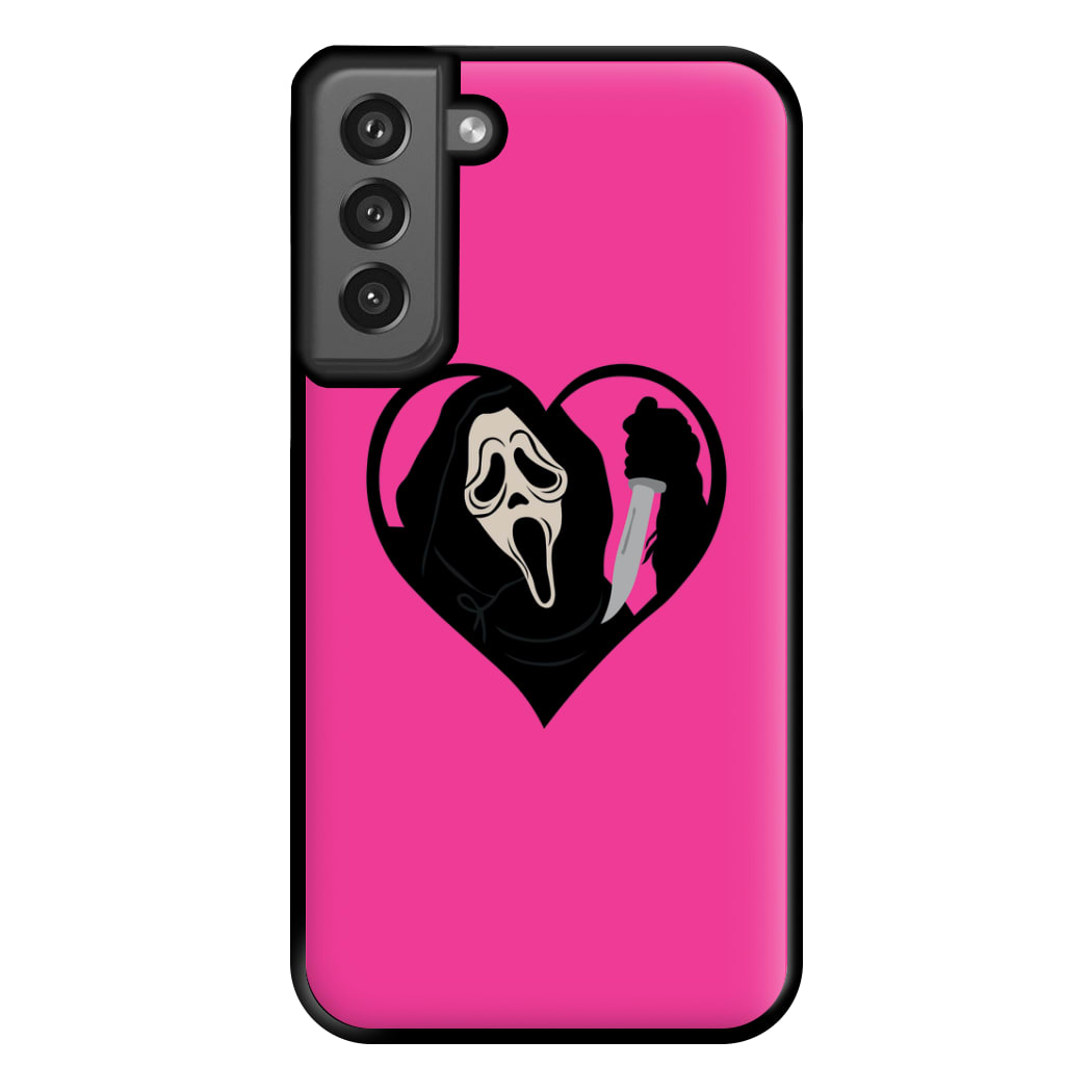 Heart face - Halloween Phone Case for Galaxy S21FE