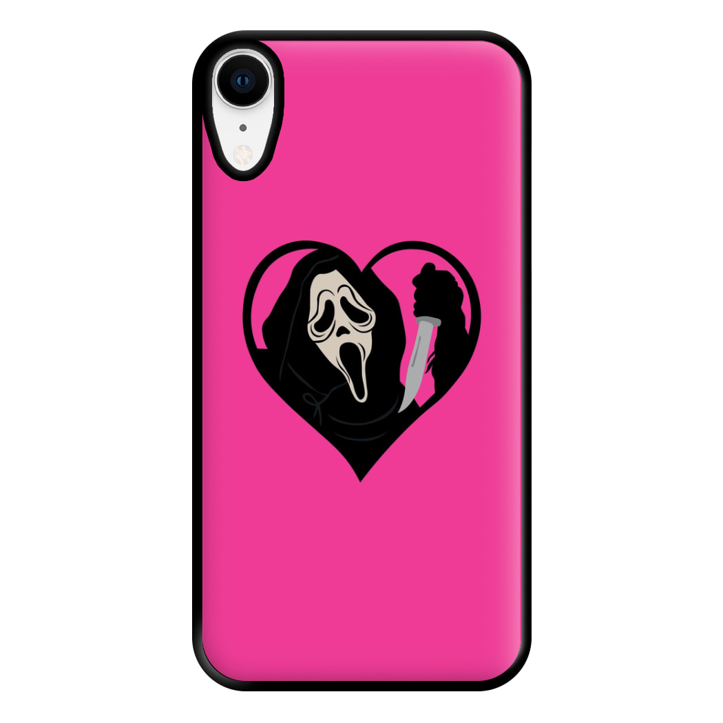 Heart face - Halloween Phone Case for iPhone XR