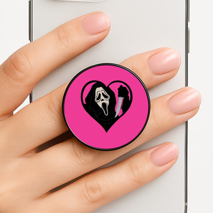 Heart face - Halloween Phone Grip