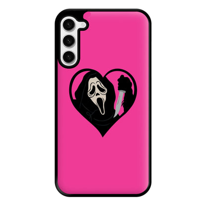 Heart face - Halloween Phone Case for Galaxy S23 Plus