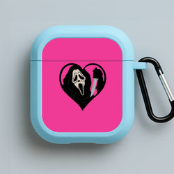 Heart face - Halloween Blue AirPods Case