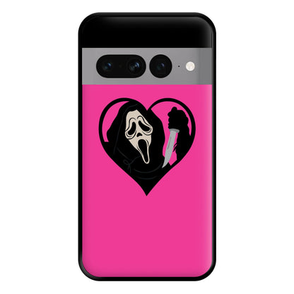 Heart face - Halloween Phone Case for Google Pixel 7 Pro