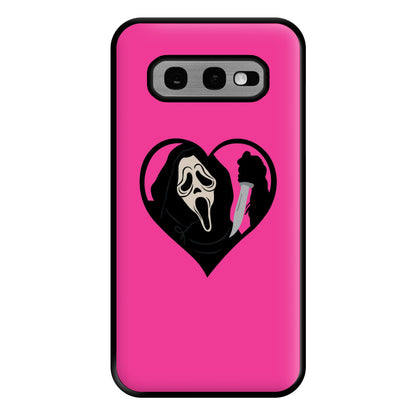 Heart face - Halloween Phone Case for Galaxy S10e