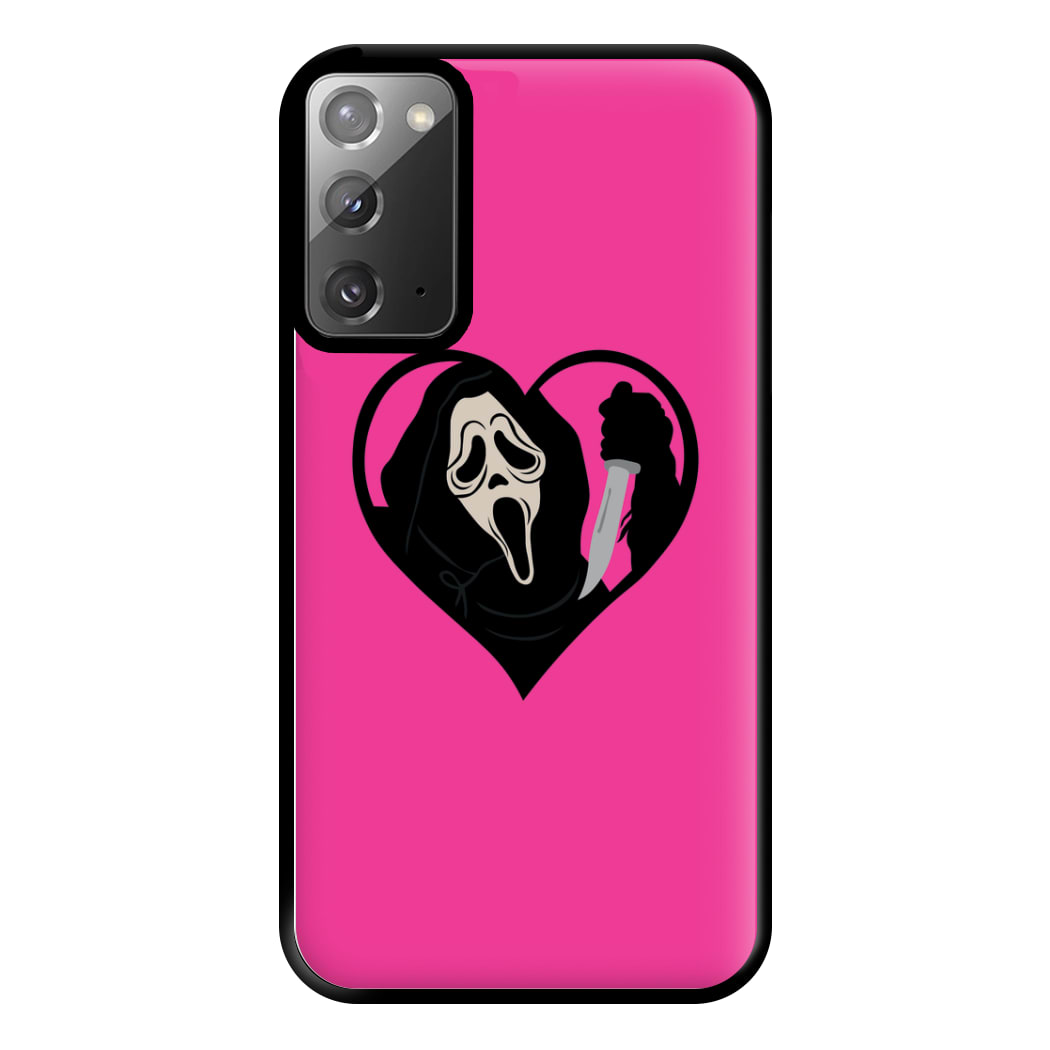 Heart face - Halloween Phone Case for Galaxy Note 20 Ultra