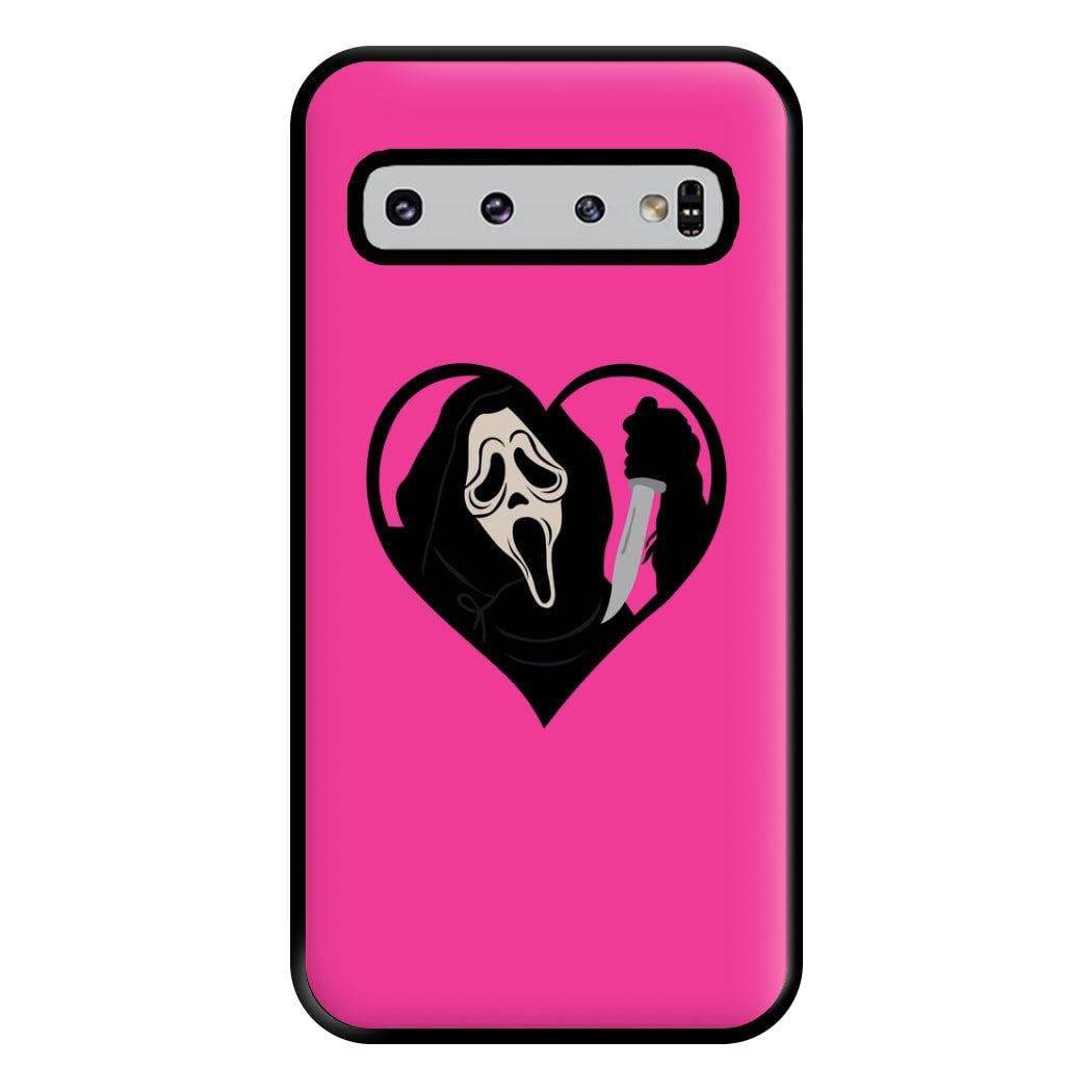 Heart face - Halloween Phone Case for Galaxy S10 Plus