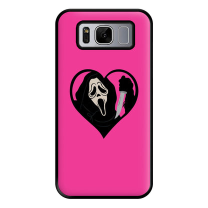 Heart face - Halloween Phone Case for Galaxy S8 Plus