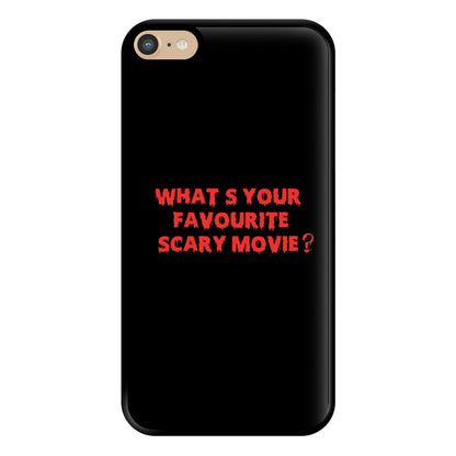 What's Your Favourite Scary Movie - Scream Phone Case for iPhone 6 Plus / 7 Plus / 8 Plus