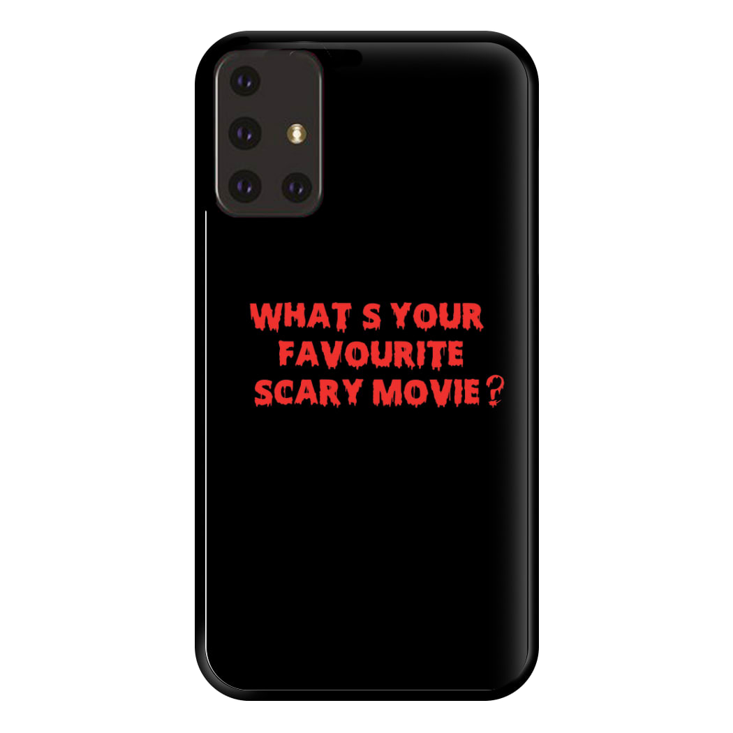 What's Your Favourite Scary Movie - Scream Phone Case for Galaxy A71