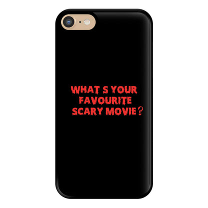 What's Your Favourite Scary Movie - Scream Phone Case for iPhone 6 / 7 / 8 / SE