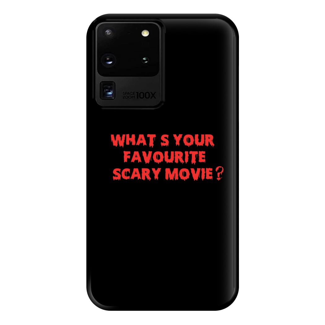 What's Your Favourite Scary Movie - Halloween Phone Case for Galaxy S20 Ultra