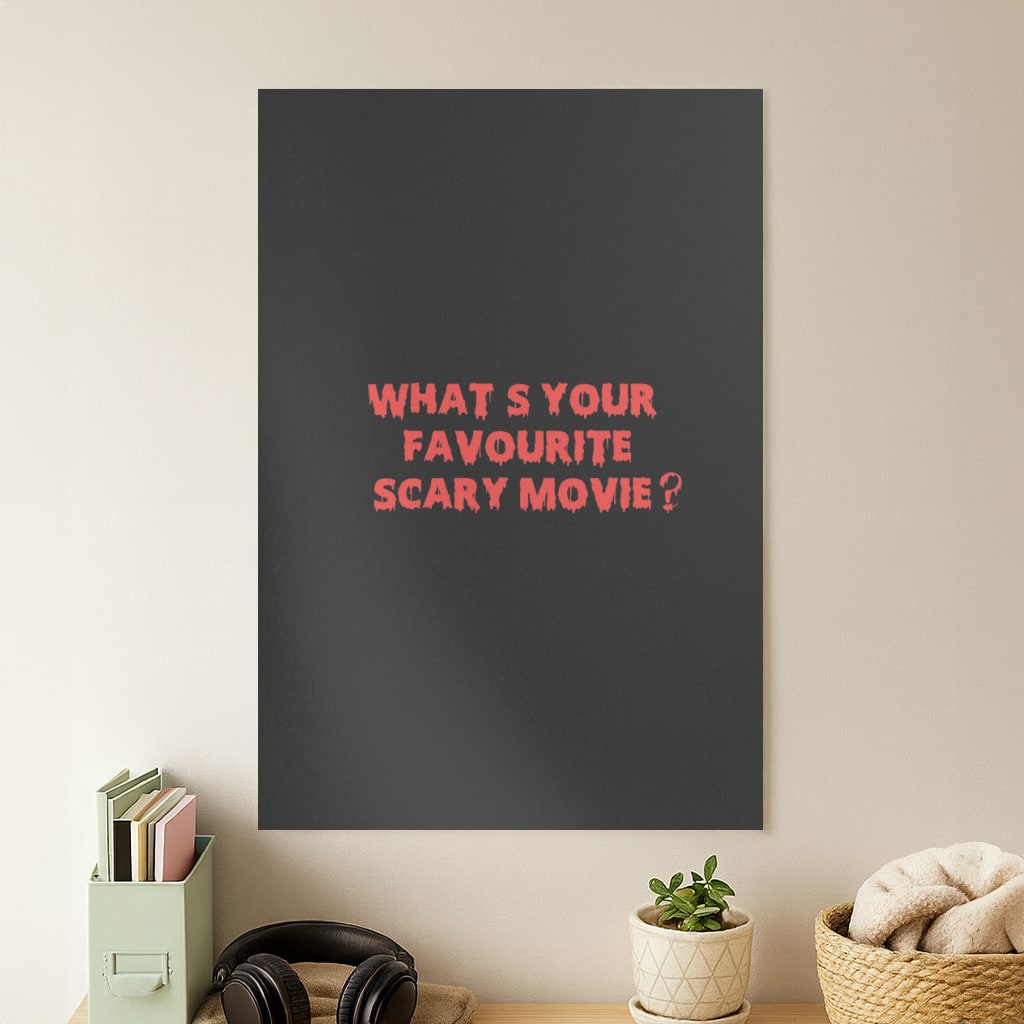 What's Your Favourite Scary Movie - Scream Poster