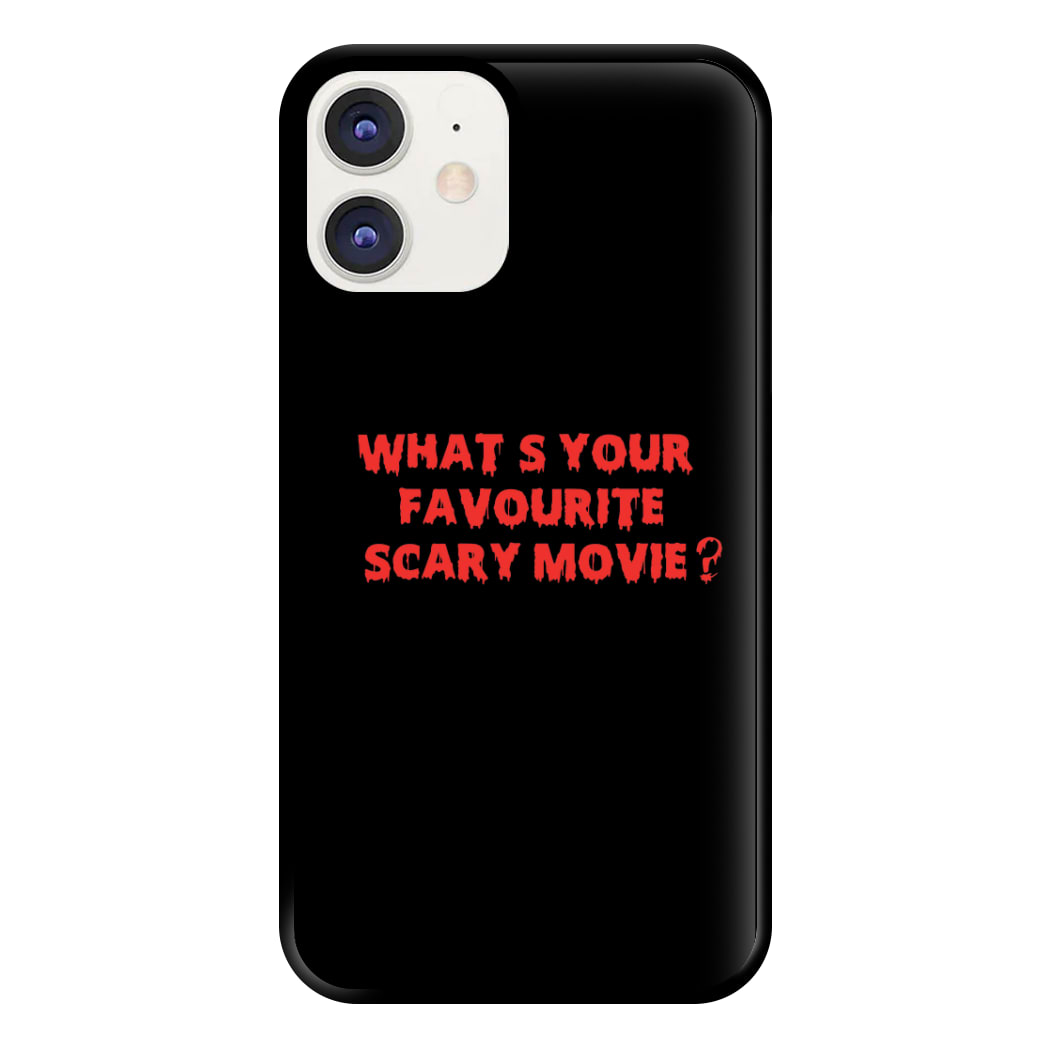 What's Your Favourite Scary Movie - Halloween Phone Case for iPhone 12 / 12 Pro