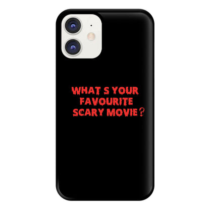 What's Your Favourite Scary Movie - Halloween Phone Case for iPhone 11