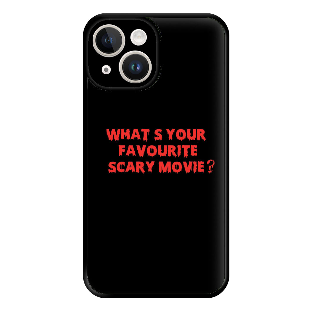 What's Your Favourite Scary Movie - Scream Phone Case for iPhone 14