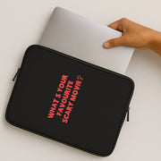 What's Your Favourite Scary Movie - Halloween Laptop Sleeve 2