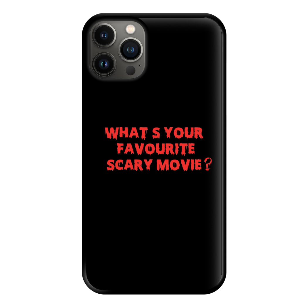 What's Your Favourite Scary Movie - Halloween Phone Case for iPhone 13