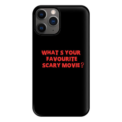 What's Your Favourite Scary Movie - Scream Phone Case for iPhone 12 Pro Max