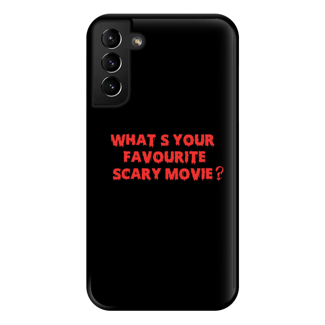 What's Your Favourite Scary Movie - Scream Phone Case for Galaxy S21 Plus