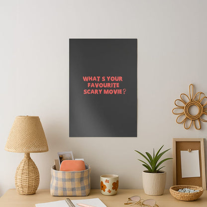 What's Your Favourite Scary Movie - Scream Art Print
