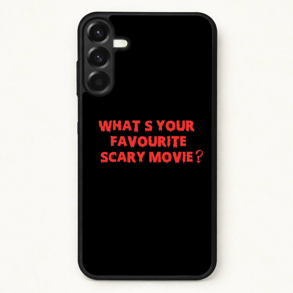 What's Your Favourite Scary Movie - Scream Phone Case for Galaxy A37