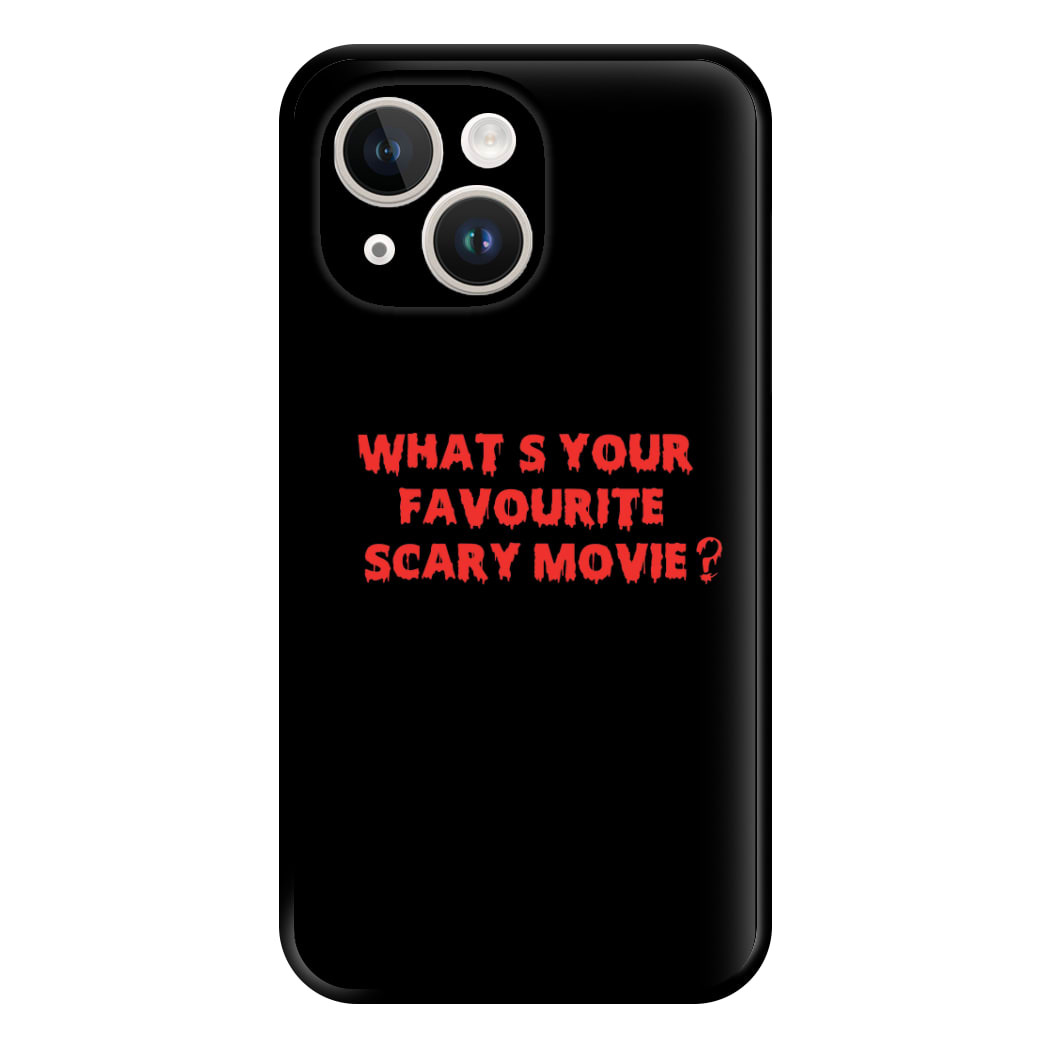 What's Your Favourite Scary Movie - Scream Phone Case for iPhone 14 Plus