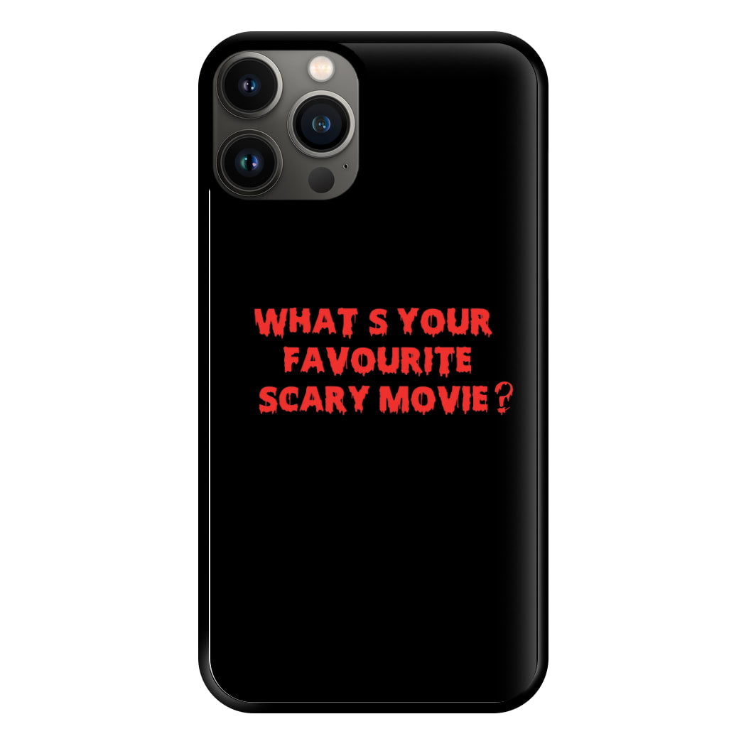 What's Your Favourite Scary Movie - Scream Phone Case for iPhone 11 Pro Max