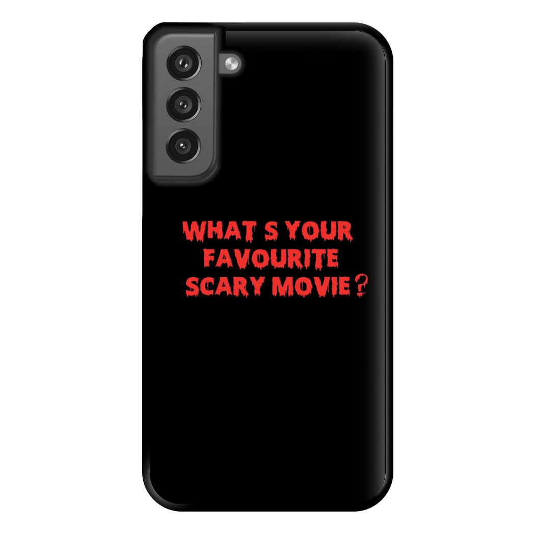 What's Your Favourite Scary Movie - Scream Phone Case for Galaxy S21FE