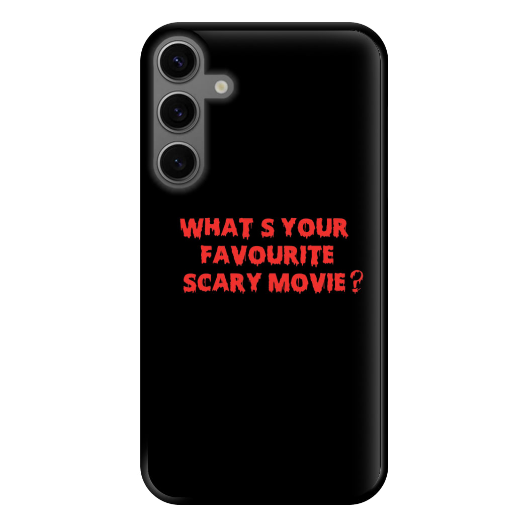 What's Your Favourite Scary Movie - Scream Phone Case for Galaxy S23FE