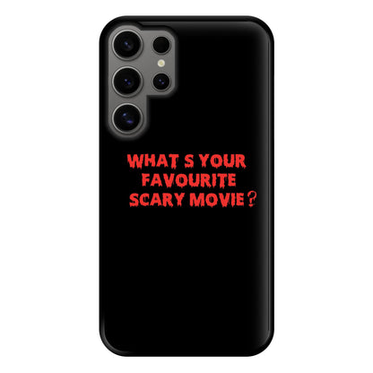 What's Your Favourite Scary Movie - Scream Phone Case for Galaxy S24 Ultra