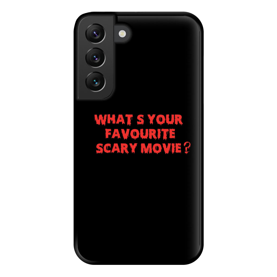 What's Your Favourite Scary Movie - Halloween Phone Case for Galaxy S22 Plus