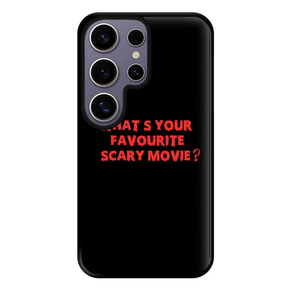 What's Your Favourite Scary Movie - Scream Phone Case for Galaxy S25 Ultra