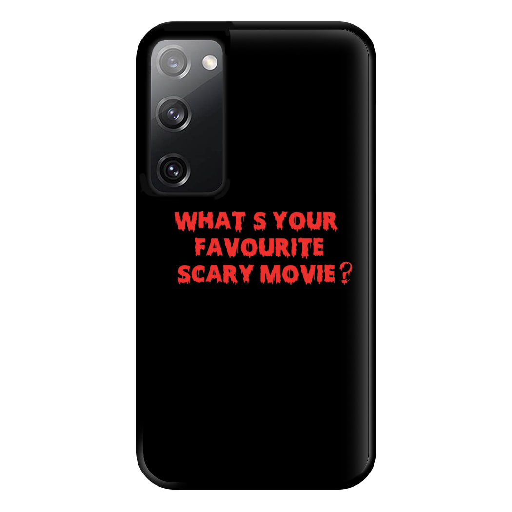 What's Your Favourite Scary Movie - Scream Phone Case for Galaxy S20