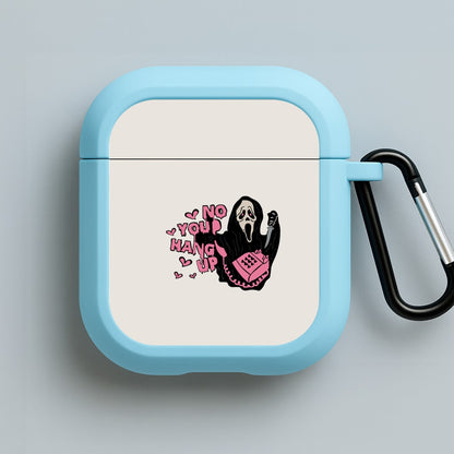 No You Hang Up - Halloween Blue AirPods Case