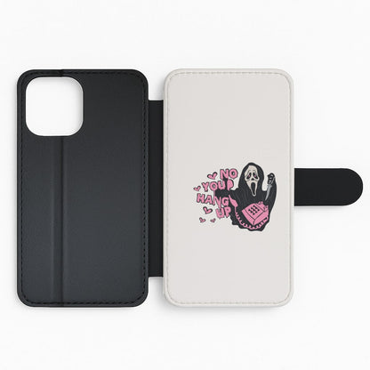 No You Hang Up - Halloween Flip Phone Case
