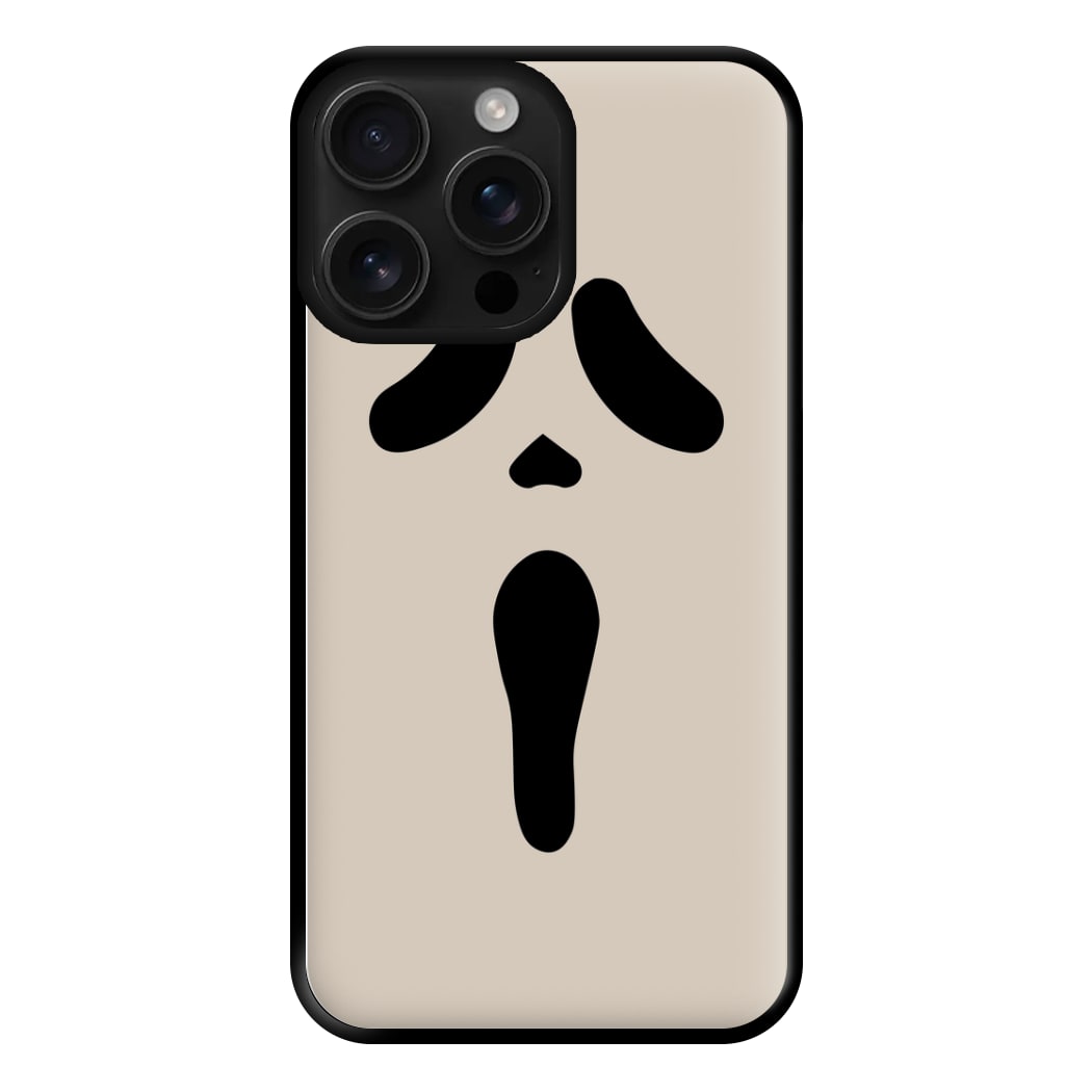 Scream Face Phone Case for iPhone 16 Pro Max