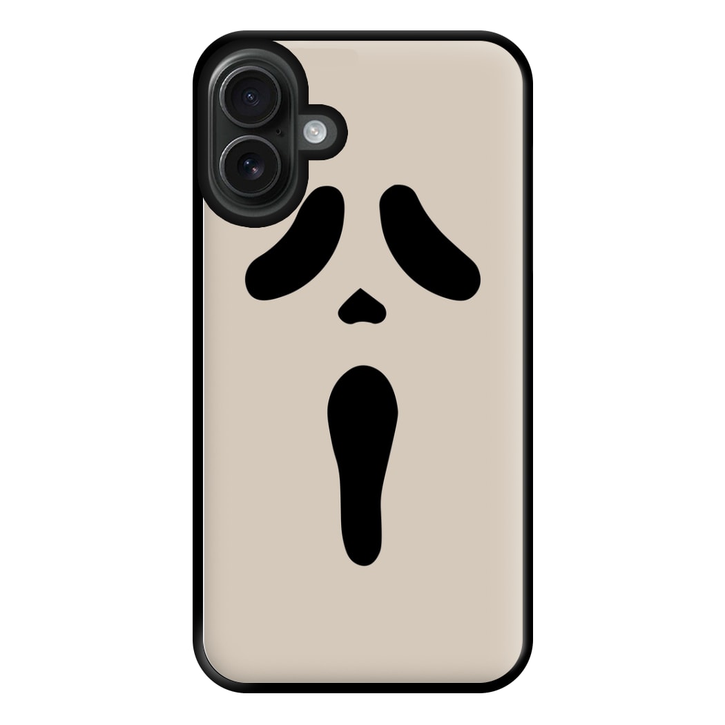 Scream Face Phone Case for iPhone 16 Plus