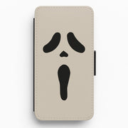 Scream Face Flip / Wallet Phone Case 1