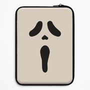 Scream Face Laptop Sleeve 1