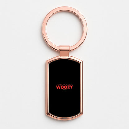 Im Feeling A Little Woozy Here - Halloween Rose Gold Keyring