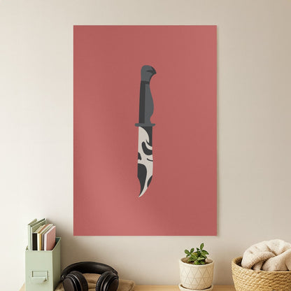 Ghostface Dagger - Scream Poster