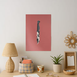 Ghostface Dagger - Scream Art Print