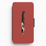 Ghostface Dagger - Scream Flip / Wallet Phone Case 1
