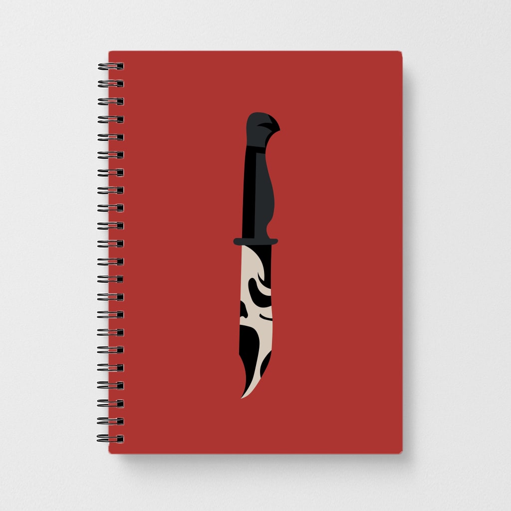 Ghostface Dagger - Scream Notebook