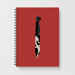 Ghostface Dagger - Scream Notebook