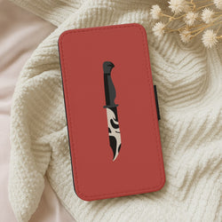 Ghostface Dagger - Scream Wallet Phone Case