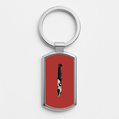 Ghostface Dagger - Scream Silver Keyring