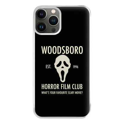 Woodsboro Horror Film Club - Scream Phone Case for iPhone 13 Pro Max