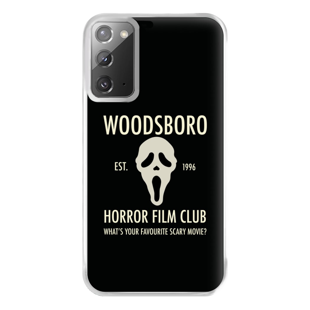 Woodsboro Horror Film Club - Scream Phone Case for Galaxy Note 20 Ultra