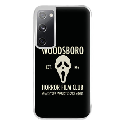 Woodsboro Horror Film Club - Scream Phone Case for Galaxy S20