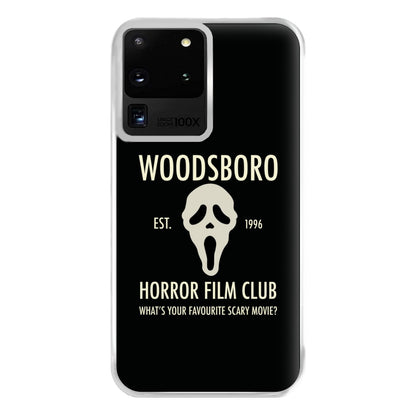 Woodsboro Horror Film Club - Scream Phone Case for Galaxy S20 Ultra